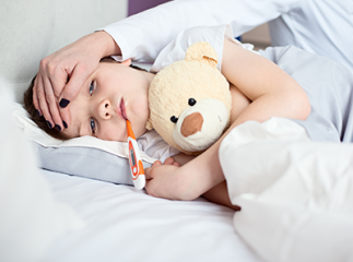 enfant malade